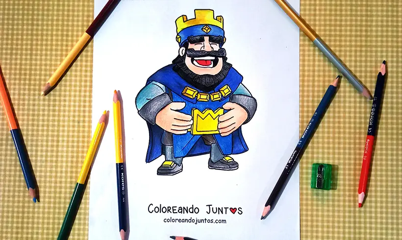 Dibujo de Clash Royale coloreado por Coloreando Juntos