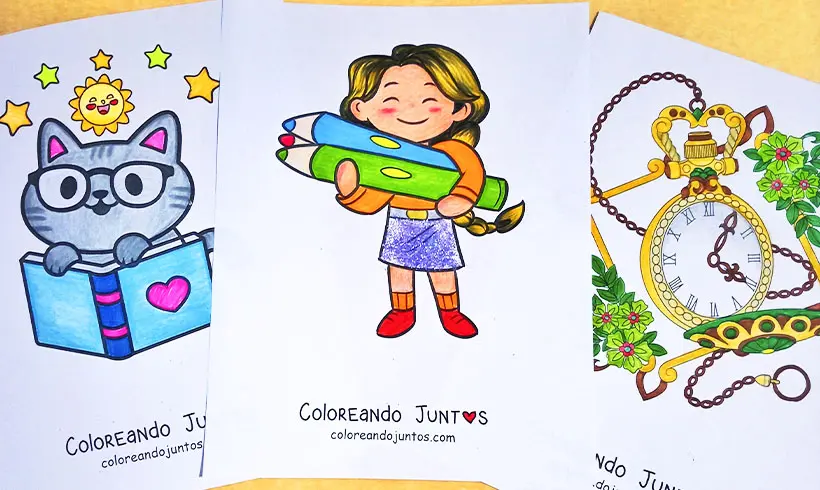 Dibujos de objetos coloreados por Coloreando Juntos