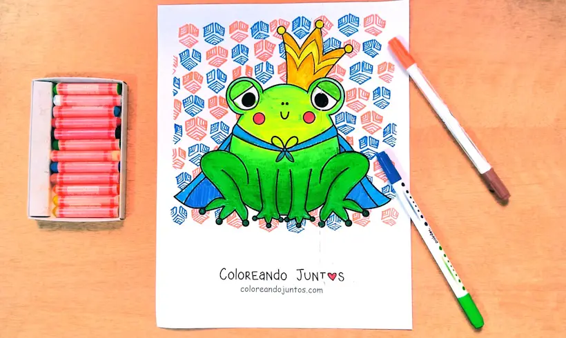 Dibujo de príncipe coloreado por Coloreando Juntos