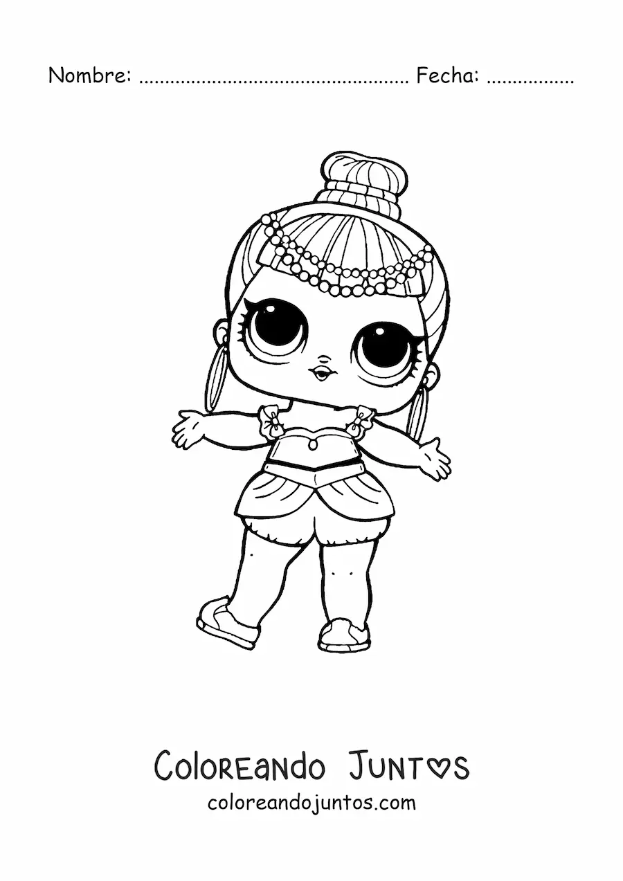 Imagen para colorear de L.O.L. Surprise Genie