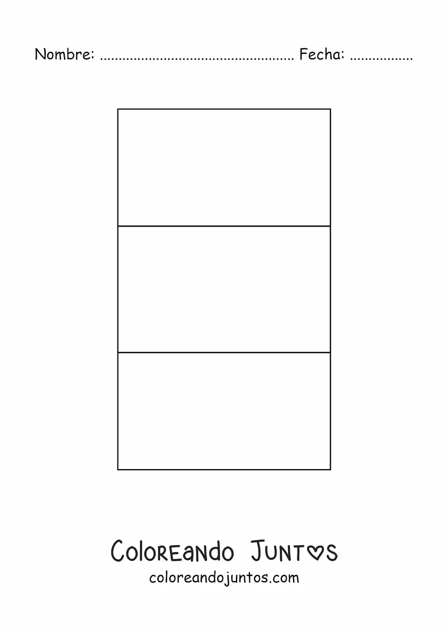 Imagen para colorear de bandera de italia vertical