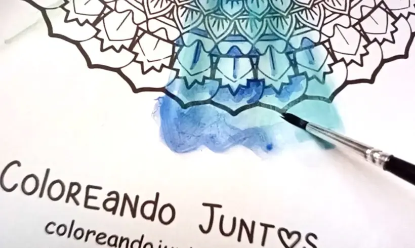 Paso 3 para pintar con Acuarelas