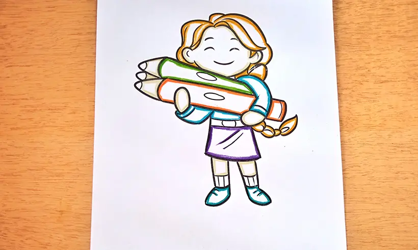 Paso 1 para aplicar la técnica de Colorear en Círculos