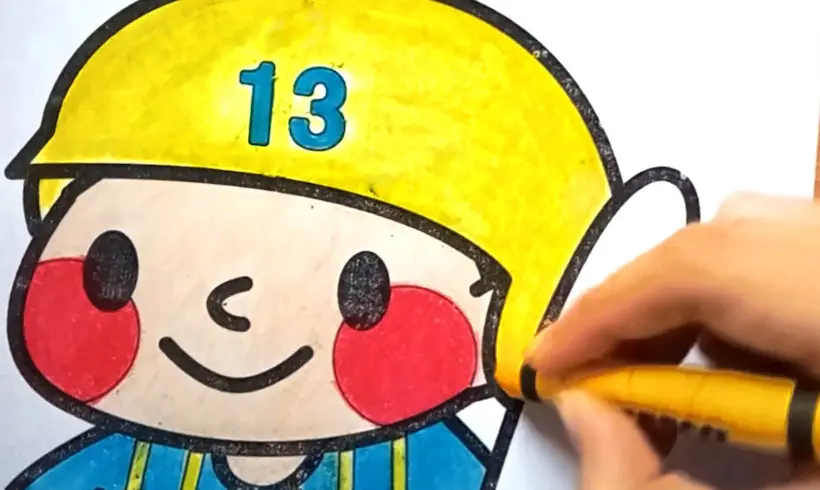 Paso 4 para colorear con Crayones de Cera