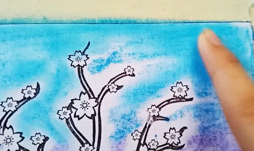 Paso 3 para colorear con Pasteles y Tizas