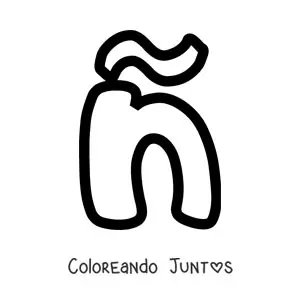 Letra Ñ minúscula grande