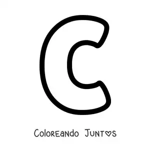 Letra C mayúscula