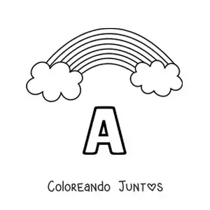 A de arcoíris