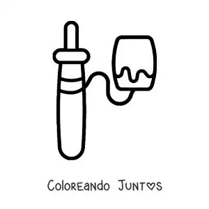 Imagen para colorear de balero
