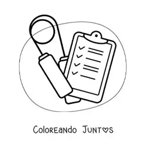 Imagen para colorear de cuerda para saltar con rutina de ejercicios