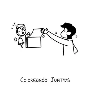 Un hombre viendo el calendario