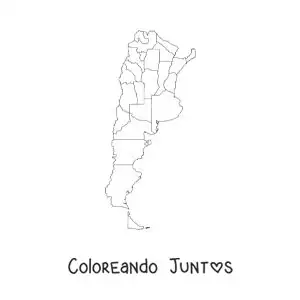 Mapa político de Argentina