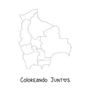Mapa político de Bolivia