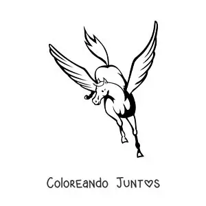 Pegaso volando