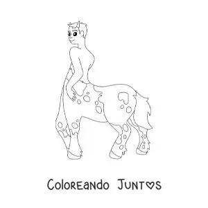 Centauro mitológico animado