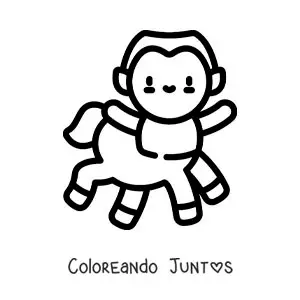 Centauro de la mitología griega kawaii