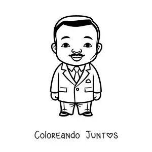 Martin Luther King Jr kawaii