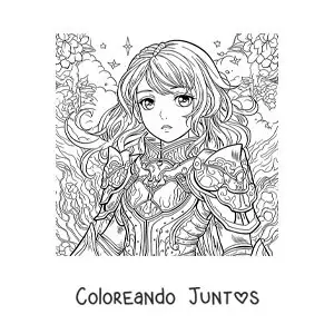 Santa Juana de Arco animada estilo anime