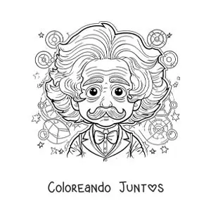 Albert Einstein animado para niños