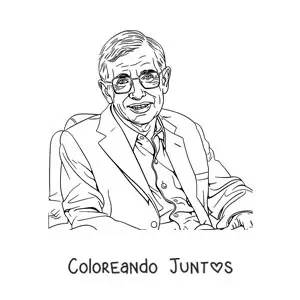 Retrato de Stephen Hawking
