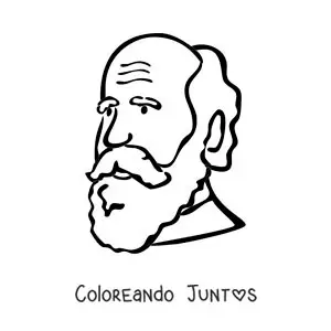 Caricatura de Charles Darwin