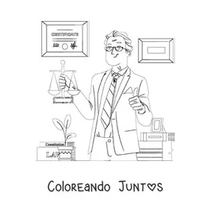 Abogado con balanza