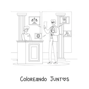 Abogado trabajando