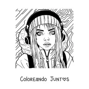 Billie Eilish animada