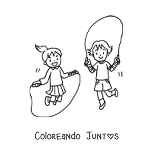 Niños haciendo ejercicio