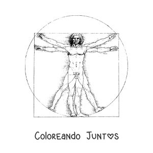 El hombre de Vitruvio de da Vinci