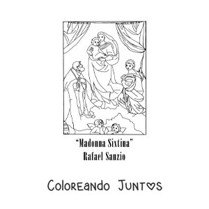 Madonna Sixtina de Rafael Sanzio