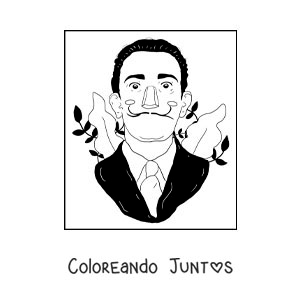 Un retrato animado de Salvador Dalí