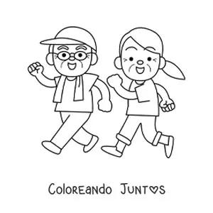 Abuelos haciendo ejercicio