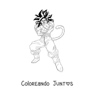 Goku Super Saiyajin 4