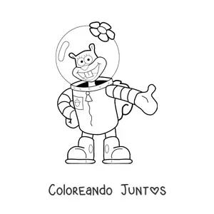 Imagen para colorear de Arenita