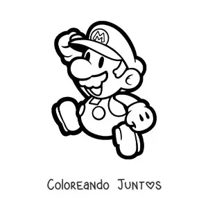 Paper Mario saltando
