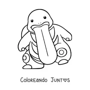 Imagen para colorear del pokémon Lickilicky