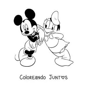 Mickey y Donald