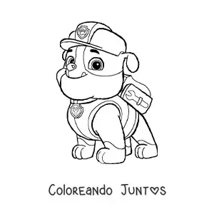 Rubble sentado
