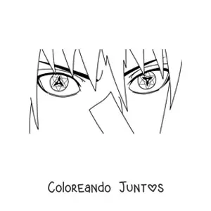 Sasuke con el Sharingan