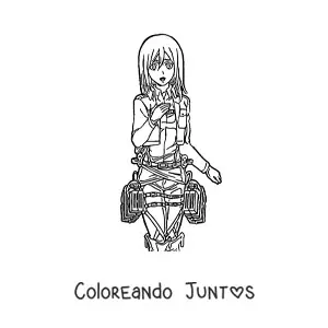 Imagen para colorear de Historia Reiss de Attack On Titan