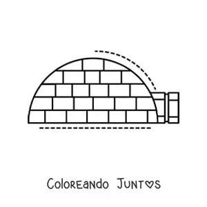 Iglú de lado