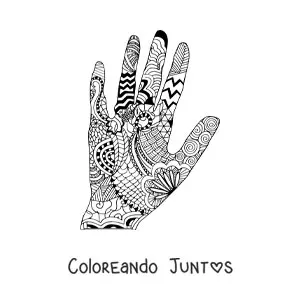 Mandala de mano