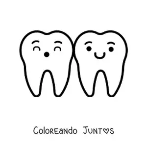 Dientes kawaii