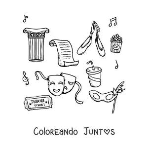 Elementos y símbolos del teatro