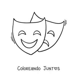 Máscaras de comedia y tragedia