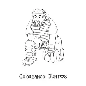 Imagen para colorear de un cácher