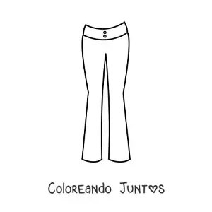 Pantalones de campana
