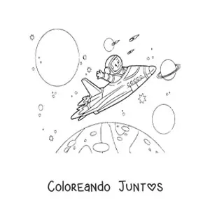 Viaje espacial entre planetas