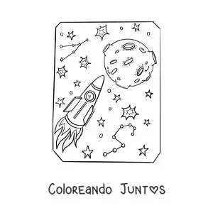Viaje espacial a la Luna